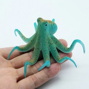 Fluorescerende Kunstmatige <span class=keywords><strong>Octopus</strong></span> <span class=keywords><strong>Aquarium</strong></span> Ornament Met Zuignap Fish Tank Decoratie - Product Image 1