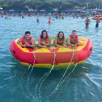 Bateau gonflable en PVC pour l'eau : Banane, Grand Poisson Volant, Ours Fraise, Naza, Surf de mer, Petit Canard Jaune, Pikachu, JUNAO 500kg+