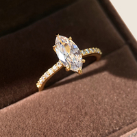 Bagues de promesse personnalisées pour couples, argent sterling 925, bague minimaliste pour couple, plaqué or 18 carats, bijoux fins
