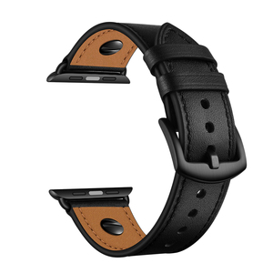 Correa de Cuero Retro para <span class=keywords><strong>Apple</strong></span> <span class=keywords><strong>Watch</strong></span> Series 38/40/41/S10/S11 42/44/45/46/49mm, Correa de Muñeca Ejecutiva - Product Image 1