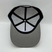 Gorra de Béisbol al por Mayor con Orificios Cortados con Láser, 5 Paneles, Impermeable, Gorras para Hombre, Cierre de Cuerda, Gorra Personalizada con Parche de Goma de PVC, Logotipo, Gorra de Golf para Correr