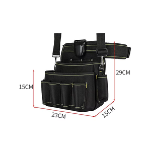 Sac banane multifonctionnel et portable en toile, extra large, étanche, pour électricien, pour travaux en hauteur, à usage spécial - Product Image 3