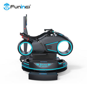 Funin VR <span class=keywords><strong>Moto</strong></span> 9D Jeu de course automobile électrique avec lunettes VR pour cinéma privé, course VR rotative à 360 degrés améliorée - Product Image 6