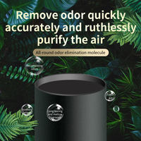 Diffuseur d'air de voiture de luxe en verre massif Carmate avec parfum naturel longue durée, placement dans le porte-gobelet