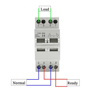 32A 40A 63A AC DC bộ phận ngắt mạch công tắc không khí 2 cực chuyển đổi hướng dẫn sử dụng chuyển đổi năng lượng kép chuyển đổi - Product Image 4