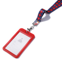 Insigne de carte en PVC imprimé badges nominatifs avec longes pour réunion