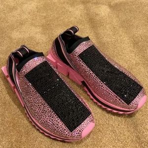 Zapatos de Diseño con Incrustaciones de Diamantes de Alta Calidad, Zapatos de Lujo para Mujer, Zapatos Casuales a la Moda para Hombre - Product Image 1