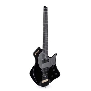 D-350 Bullfighter Headless Elektrische Gitaar Muziekinstrumenten 24 Fanned Frets Okoume Body Bone Nut Mat & Glansafwerking - Product Image 3