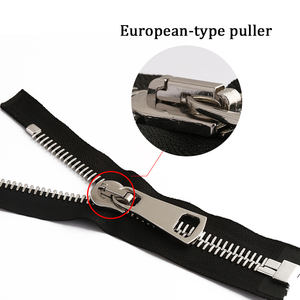 <strong>High</strong> Quality Giant Metal <strong>Zipper</strong> 15# Open End Big Size Brass <strong>Zipper</strong> Close End #20 #30 Metal <strong>Zipper</strong> for Garment - Product Image 3