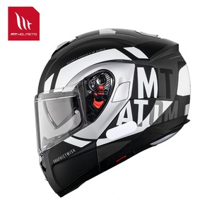 หมวกกันน็อคมอเตอร์ไซค์แบบเปิดคางได้ MT HELMETS รุ่น ATOM SV  ดีไซน์กราฟิก  พร้อมแผ่นบังแดดสองชั้น  ระบบล็อคแบบปลดเร็ว ได้รับมาตรฐาน ECE - Product Image 4