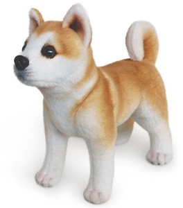 Mainan hewan boneka kustom anjing mewah realistis anak anjing seperti hidup - Product Image 5