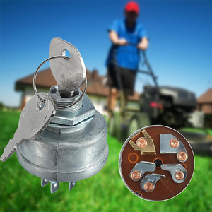 Interrupteur de démarrage pour tondeuse à gazon QY, 5 broches, 725-0267, pièce de rechange à clé argentée - Product Image 1