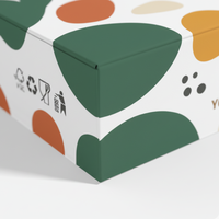Boîte alimentaire de boulangerie pour retail Boîte d'emballage robuste à rabat avec couvercle à insertion et fond plat