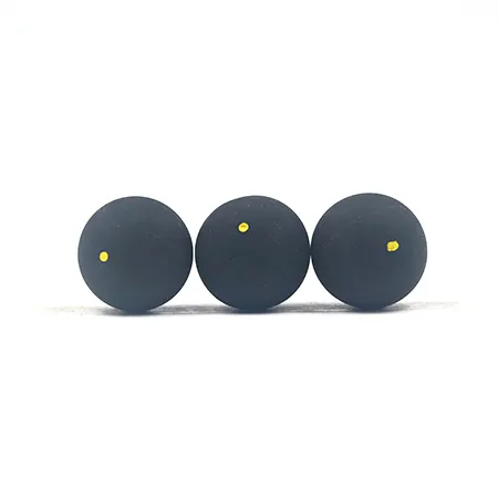 Toptan yüksek kaliteli profesyonel eğitim uygulama sarı nokta Squash duvar topu raketi Squash topu