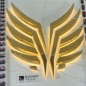 Store Front Brand <b>Logo</b> Stainless Steel Shop Signage Custom Backlit Channel Signs for Business 3d Letter Led Sign Board Outdoor - Product Image 5
