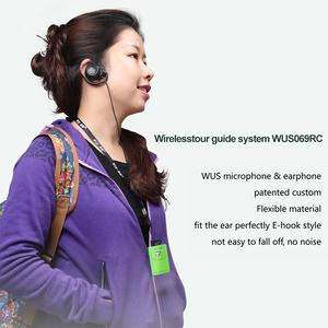 Guide audio <span class=keywords><strong>numérique</strong></span> sans fil UHF 99 canaux, guide audio à induction automatique de bonne qualité - Product Image 2