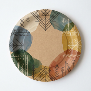 Assiettes en papier jetables sans plastique, 10 pouces, vente en gros, biodégradables, robustes, pour servir les aliments, fabricant - Product Image 1
