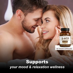 5-HTP 200mg Vegan Kapsüller - L-Theanine, L-Tryptophan ve GABA İçeren - 60 Kapsül OEM/ODM Mevcut - Product Image 6