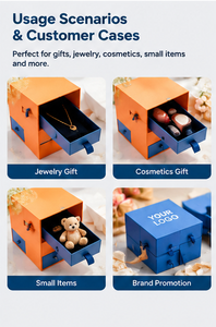 Custom Cardboard Storage <b>Units</b> <b>Drawer</b> Combinations Space Saving Design for Office Supplies <b>Small</b> Items Modular Storage Box - Product Image 3