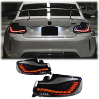 Conjunto de Luces Traseras YX New Dragon Scale para BMW Serie 2 F22 F23 2014-2021, LED 100% Impermeables, Plug+Play, Señal de Giro Secuencial