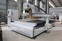 Routeur CNC de nesting pour le bois 2100 x 3000 mm avec unité de perçage, réglage automatique des outils, table à ventouses, machine de découpe et de gravure pour meubles