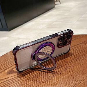 Funda de lujo con soporte magnético y espejo para iPhone 17, 16, 15, 14, 13, 12, 11 Pro Max, XS Plus, venta al por mayor del fabricante - Product Image 3