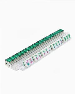 Juego de Mahjong Americano Personalizado, Plegable, Portátil, de Cuatro Capas, con Fichas de Acrílico Grabadas, 160 Piezas - Product Image 5
