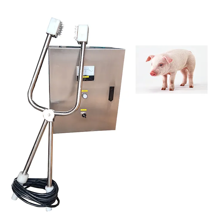 豚の食肉処理用麻酔電気機器豚の食肉処理アセンブリに使用されるクランプ型麻器具
