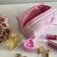 Sac de rangement cosmétique pliable en coton durable, grande capacité, multicolore, à motifs floraux, lavable, pour voyage, chambre, salle de bain, salon