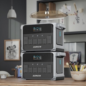 สถานีไฟฟ้าพกพา Sorein 2400w 220v เครื่องกำเนิดไฟฟ้าพลังงานแสงอาทิตย์สำหรับใช้งานกลางแจ้ง 2200w สถานีพลังงานลิเธียม 2000w - Product Image 1