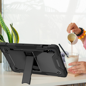 เคสแท็บเล็ตกันกระแทกสำหรับงานหนักสำหรับซัมซุง กาแลคซี่ แท็บ เอส 7/ <span class=keywords><strong>S8</strong></span> 11 นิ้วพร้อมขายึดในตัวฝาครอบป้องกันแบบเต็มตัวที่ทนทาน - Product Image 2