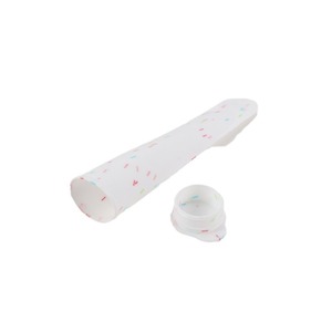Silicone Popsicle Mold With Lid White For Homemade Ice Cream DIY Freezer Safe Dishwasher Safe - Product Image 1