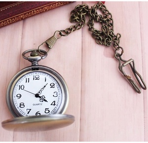 W1104 <span class=keywords><strong>Orologio</strong></span> <span class=keywords><strong>da</strong></span> Tasca <span class=keywords><strong>Vintage</strong></span> Antico <span class=keywords><strong>da</strong></span> Uomo, 44mm, con Cinturino in Acciaio Inossidabile Lucidato a Specchio, Movimento al Quarzo, Regalo Natalizio Promozionale - Product Image 2