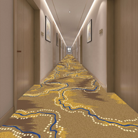 Tapis moderne tufté écologique antidérapant personnalisé 100% nylon imprimé, fabriqué à la machine, pour hall d'hôtel, couloir, tapis mural