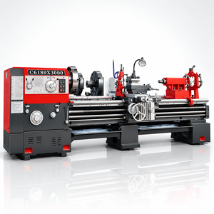 Torno Manual Horizontal de Alta Precisión para Trabajos Pesados, para Torneado, Roscado, Perforación y Uso Industrial - Product Image 1