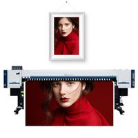 Impresora solvente ecológica MOOTOOM de 3,2 m con cabezal de impresión I3200 Plotter envoltura de vinilo Flex Banner máquina de impresión de carteles impresora solvente ecológica