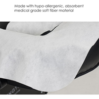 Coussin de tête jetable pour lit de massage des pieds de salon de beauté, non tissé, doux, respirant, hygiénique, portable