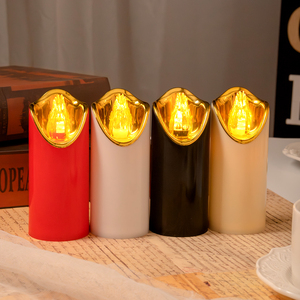 Religious LED Flameless <strong>Candles</strong> Eco-Friendly Hollow Battery Shaped Pillar for Home Decor Easy Handling <strong>Christmas</strong> Easter - Product Image 3