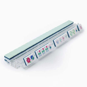 HIMORE Tuiles de <span class=keywords><strong>Mahjong</strong></span> en Acrylique de Luxe Écologiques et Portables, Conception Pliable pour 4 Joueurs, Idéales pour les Clubs de <span class=keywords><strong>Mahjong</strong></span> et les Centres de Bien-être - Product Image 4