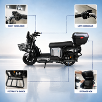Moto de tourisme électrique avec moteur à moyeu de 1000 W