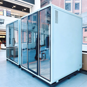 Cabine d'enregistrement insonorisée à prix d'usine, pods acoustiques mobiles pour bureau, pod de réunion insonorisé partagé - Product Image 2