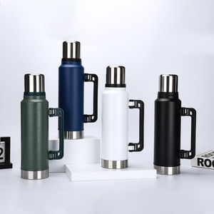 1L 1.4L cà phê Thermo du lịch cách điện nước cổ điển chai thép không gỉ thermoese cổ điển Phích chân không bình cho cắm trại - Product Image 2