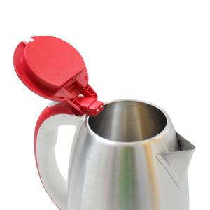 Ấm đun nước điện không dây màu đỏ 1.8L 1500W, điều khiển nhiệt độ, chất liệu thép không gỉ SUS201, dùng cho gia đình & khách sạn - Product Image 3