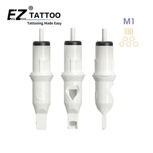Cartucho de agujas ecológicas biodegradables EZ Revolution 2,0 M1 Magnum al por mayor, opción verde, Cartucho de tatuaje personalizado de 20 piezas