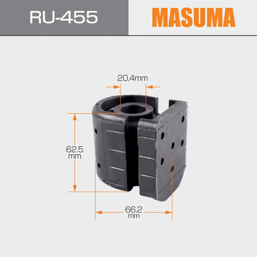 RU-455 MASUMA高品質サスペンションラバーブッシュ5450086 82R 545008682RコントロールアームブッシングforRENAULT MEGANE III 2008-