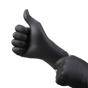 Gants en <span class=keywords><strong>nitrile</strong></span> noir de haute qualité usine gros latex poudre sans nourriture gants 4.5 5.0g 7.0g élimination gants en <span class=keywords><strong>nitrile</strong></span> - Product Image 1