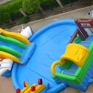 Plate-forme de surveillance de terrain de jeu <span class=keywords><strong>aquatique</strong></span> <span class=keywords><strong>gonflable</strong></span> de matériel résistant aux UV professionnel - Product Image 3