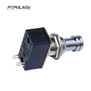 ปุ่มกดสวิตช์ Populace รุ่น 3035150 24V แบบไม่มีไฟส่องสว่าง หัวกลม 1NO สำหรับเครื่องกำเนิดไฟฟ้าดีเซล ชุดเครื่องยนต์ K38 - Product Image 1