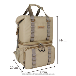 Sac à dos isotherme pliable avec compartiments isolés, doublure de sac isotherme soudée, Peva, polyester 840D thermosoudé, haute résistance - Product Image 6