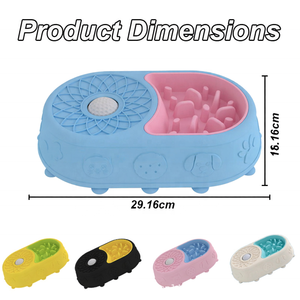 Tapis de léchage antidérapant pratique avec conception d'alimentation lente pour le soulagement du stress - Product Image 1